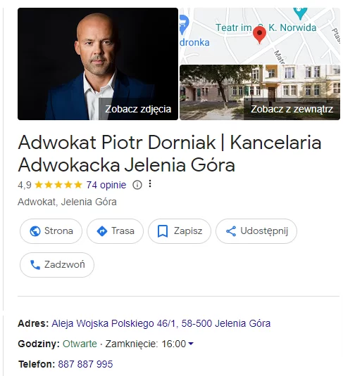 adwokat jelenia góra Piotr Dorniak - opinie 